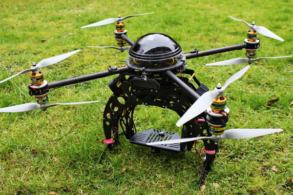 Riprese aeree con droni